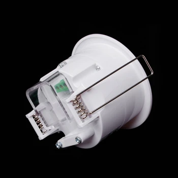 110-240V AC Mini Justerbar 360 Graders Loft PIR Infrarød Krop, Bevægelse Sensor, Detektor Lampe Lys Skifte Hvid