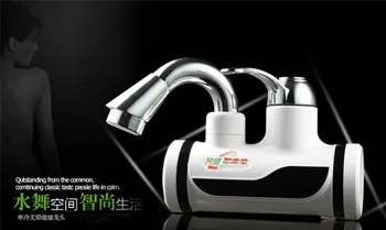 BD3000W-9,gratis forsendelse,Digital Display Instant Hot Water Tap på,Tankless Elektrisk Armatur,Køkken Armatur, Vandvarmer