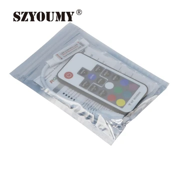 SZYOUMY DC 5V 24V RGB Mini Led Controller 17 Nøgler RF Wireless Fælles Anode 3 Kanal, 6A til At Styre SMD 5050 Led Strip Belysning