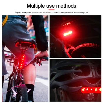 4-tilstand 1500 Lm 3 LED lampe perler Foran Cykel Cykel Lys Cykling Lampe Tilbehør Til Cykel+10400mAh Batteri+Baglygte