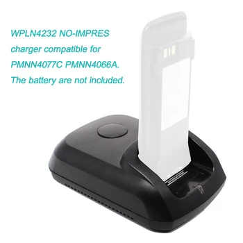 WPLN4253 WPLN4255 Hurtig Oplader til Motorola XPR6100 XPR6300 P8268 P8200 PMNN4412 PMNN4415 PMNN4489 PMNN4066 NNTN8129 Batteri