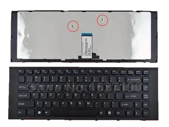 Det AMERIKANSKE Tastatur Til SONY VPC-EG SORT RAMME, SORTE Ny Laptop Tastaturer Med 9Z-N7ASW.001 148969711