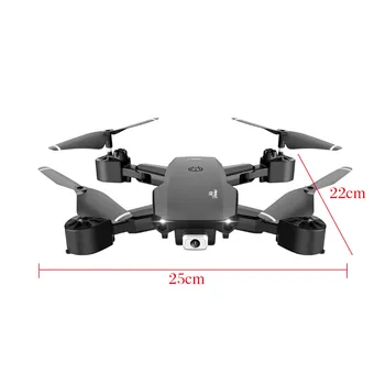 Kamera Droner S600 2,4 g Selfie Wifi Med 4k Enkelt Kamera Hd-Kamera Sammenklappelig Højde Hold Rc Helikopter Droner Professionel Toy