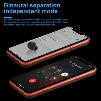 2020 Nye Trådløse Øretelefoner Touch Kontrol TWS Bluetooth-5.0 HIFI Hovedtelefon 3D Stereo Trådløse Øretelefoner Spil Headset Med Mikrofon