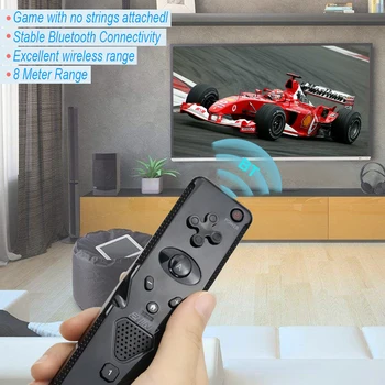Indbygget Motion Plus Trådløse Bluetooth-Controller Til Wii Remote, Nunchuck Til Wii 2-i-1 Spil Controle Joysticket