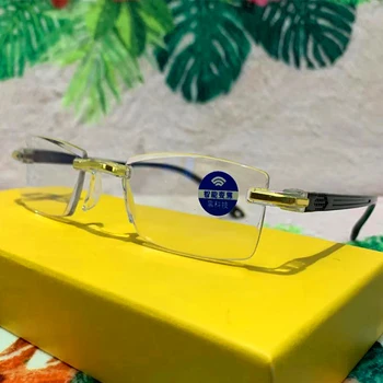 Ny Smart Anti Blå Uindfattede 100-800 Grader Forældre Læser Solbriller Kvinder Sol Briller Mænd Oculos Feminino Lentes Gafas De Sol
