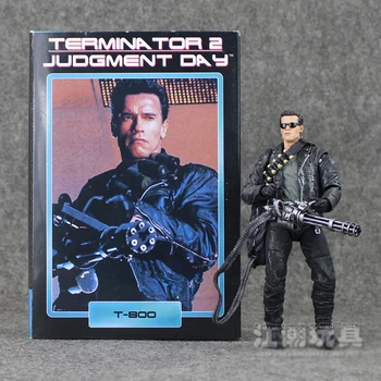 NECA Terminator 2 Dommens Dag T-800 Arnold Schwarzenegger PVC-Action Figur Collectible Model Toy 7