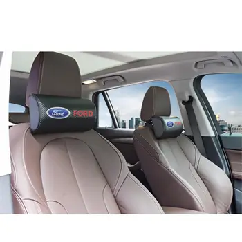 Bil nakke puder begge sider pu læder enkelt hovedstøtte tilfældet for Ford Fiesta EcoSport ESCORT fokus 1 fokus 3 fokus 2 Tilbehør