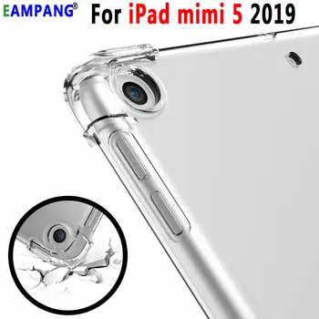 Slip Modstand Blød Gennemsigtig TPU Silikone Cover til Apple iPad mini 5 mini5 2019 Tilfælde 7.9