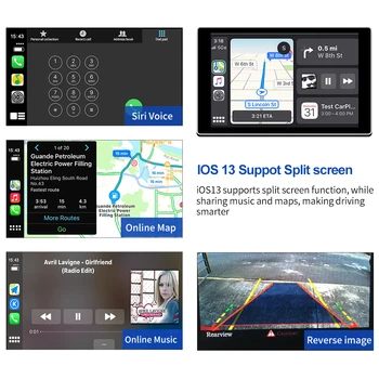 Carlinkit Dekoder 2.0 CarPlay/Android Auto for AUDI A3/Q2 3G/3G+ 2013-2019 Mms iPhone og Android-Kablet Trådløse Carlife Kit