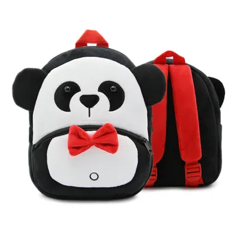 Cartoon Animal Plys Rygsække 3D Panda Unicorn Dinosaur Mini Baby Skole taske Til børnehaven Piger Drenge skoletaske Toy