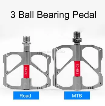 Promend 2017 MTB Mountain Road Cykel bike Pedal Skridsikker Ultra-let Aluminium Legering 3 kugleleje Cykling Pedaler