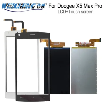 For Doogee X5 Max LCD Display+Touch Screen Digitizer Til Doogee X5 Max Pro LCD-Skærm Pantalla Reservedele+Værktøj og Bånd