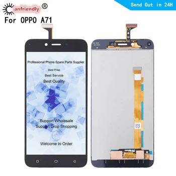 5.2 tommers LCD-for OPPO A71 2017 2018 CPH1717 CPH1801 LCD-display panel touch skærm digiziter sensor montage