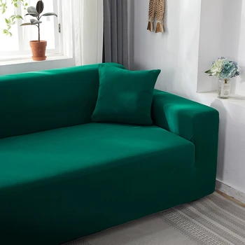 Turkis Farve L Form for Beskyttelse Chaiselong Dækker Elastisk Hjørne Snit Sofa Dækning for Stue 2 3 4 Sted