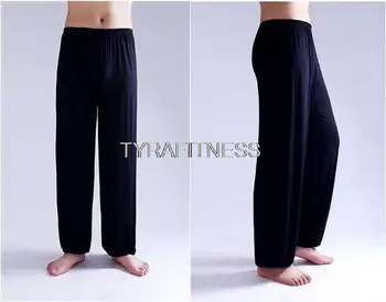 Yoga Bukser Fitness Beklædning Fitness Motion Wushu Tai Chi Kungfu For Kvinder & Mænd Sports Pants Hvid Blå Tøj