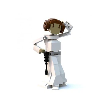 Princessed Leia Simpel Model af Star Wars-Serien Skywalker Film Samling Tal byggesten Børn DIY Mursten Legetøj Xmas Gave