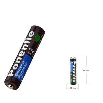 180PCS AAA 1,5 V Batteri Carbon Tørre Batterier Sikker eksplosionssikker 1,5 Volt 3A UM4 Batería Høj Kvalitet, Ingen Kviksølv Billige