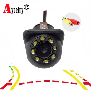 Aycetry! Dynamisk Forløb Universal 8 Lys CCD HD farve Vandtæt bil førerspejlets Kamera backup Night Vision Kamera Parkering