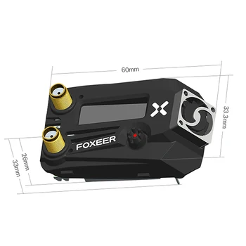 5,8 G Foxeer WildfireGoggle Dual-Modtager Modul til Fatshark Dominator Alle Serie V1 V2 HD3 Holdning V3 V4 FPV Beskyttelsesbriller Drone