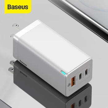 Baseus 65W GaN USB Hurtig Oplader til Hurtig Opladning 3.0 Til iPhone 12 PD3.0 US-Stik Støtte FCP AFC SCP QC 3.0 Til Samsung S10 Xiaomi