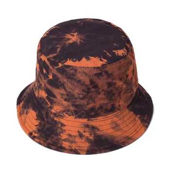 Tie-dye bucket hat Panama kvinder sommeren tie dye hat mænd, solcreme, en solhat graffiti spand hat2020