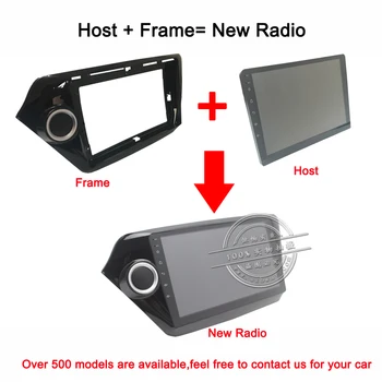 2 din Bil radio Center Stereo Radio GPS-Plade Panel Frame Fascia Erstatning For Toyota Corolla E120 Corolla EX BYD F3 Dash Kit