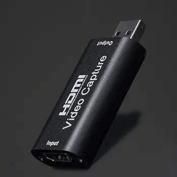 Bærbare USB 2.0 Audio Video Capture Kort, HD 1 Måde HDMI 1080P Mini Erhvervelse Card Converter for Computer-Live-Streaming
