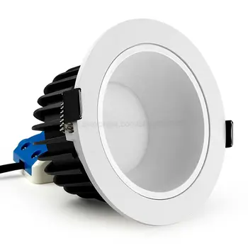 MiBoxer FUT071 12W Anti-blænding RGBCCT Smart LED Downlight AC 110V 220V Støtte 2,4 G RF-Fjernbetjening WiFi APP Alexa, Google Voice Control