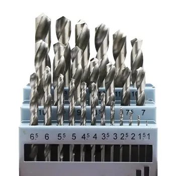 18Pcs Boremaskine Sæt Metal-Boret Titanium Belagt Twist spiralbor Til Metal, Træ 0.3-1.6 mm 1.5-6.6 mm el-Værktøj til Træbearbejdning Værktøj