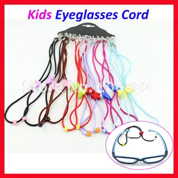 60pcs børn Børn farverige briller brille-brillerne solbrille ledningen Gratis fragt GC-C