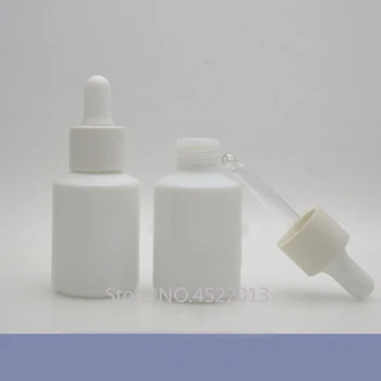 10stk/masse 60ML Tomme Glas Lotion Pumpe Flaske, 30 ML DIY Hvid Kosmetiske Dropper Container, 15G 30G 50G Elegante Glas Pot Fløde