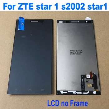 Bedste Arbejder LCD-Skærm Touch screen Digitizer Assembly + Ramme For ZTE stjernede 1 s2002 star1 Stjernede En Telefon, Reservedele