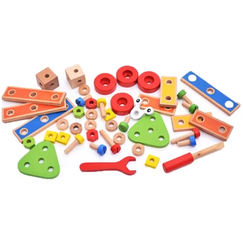Baby Montessori Legetøj i Træ Montering Stol Legetøj til Børn Barn at Lære Intelligent Legetøj Pædagogiske Træ-Toy 3 4 5 År gammel