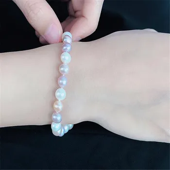 YKNRBPH Naturlige Perle Armbånd Til Kvinder Bryllupper Høj kvalitet, Fine Smykker Armbånd