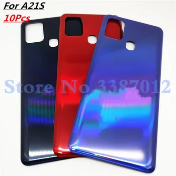 10stk/masse Nyt Batteri Tilbage Døren Bag Cover Til Samsung Galaxy A21S Boliger Døren Batteri bagcover+Lim
