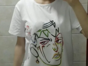 JOJO ' S BIZARRE EVENTYR Diamant er Ubrydelig Rohan Kishibe Trykt t-Shirt Cosplay kortærmet T-shirt