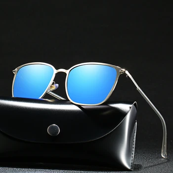 Herre Polariserede Solbriller til Sport, Udendørs Nat Kørsel Polaroid Solbriller Stel af Metal solbriller til Mænd Gafas De Sol