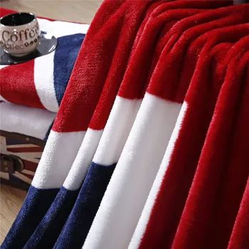 Britisk Flag/Amerikanske Flag Canada Multifunktion Tæpper Blød Tynd Fleece Plaid Print Aircondition, Sofa Smide Tæppe hot Gratis Fragt