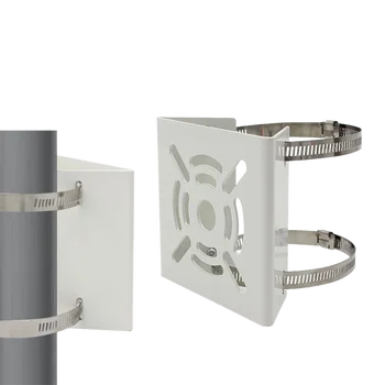 CCTV-Tilbehør Strygejern Hoop beslagmontering Pole Montering Holder Stativ Til Hjem Sikkerhed Overvågning