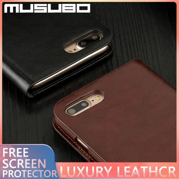 MUSUBO Luksus Clamshell Til iPhone SE 2020 Læder Cover Ny Mobiltelefon Holster Til iPhone 7 8 Magnetiske Wallet-Style capa