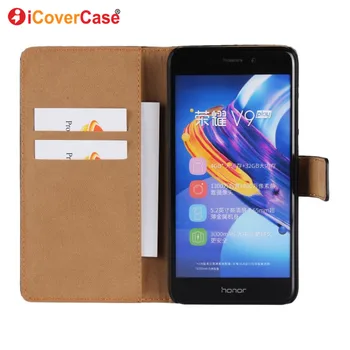 Læder Flip Cover Sager Til Huawei Honor 6C Pro 6 C 6CPro Pung Sag Mobiltelefon Taske Tilbehør Stå Capinhas Hoesje Fundas