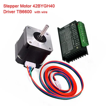 Nema 23 stepmotor 57BYGH56 57 motor 3.0 En med TB6600 stepper motor driver NEMA17 23 for CNC Wood router 3D-printer