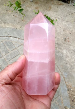 70-80 mm Naturlig klar quartz Krystal smykkesten punkt, reiki healing, chakra sten kvartskrystal wand dekoration
