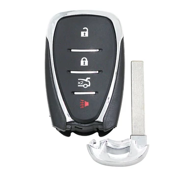 4-Knappen Smart Fjernbetjening Key Fob 315MHz eller 433MHz med ID46 chip for Chevrolet Camaro Equinox Cruze Malibu Gnist HYQ4AA / HYQ4EA