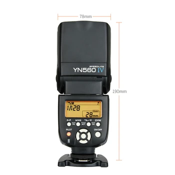 Yongnuo YN560 IV Radio Flash Speedlight Indbygget Radio Trigger Flash Lommelygte til Canon Nikon Kamera Flash Synchronizer Yongnuo