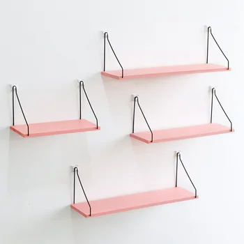 Nordisk INS pink minimalistisk væggen ét ord partition hylde stue værelse vægdekoration kreative hylde