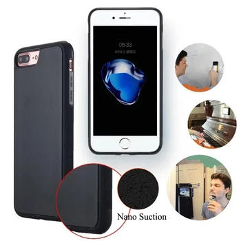Luksus Nano Suge Magiske Case Til iPhone 8 Plus X XS Antal XR Case til iPhone 7 Plus 6 6sPlus 5 Suge Magic Anti Gravity Sag