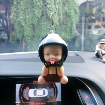 Sød Bil Interiør Vedhæng Dekoration Sut Til Baby Doll Vedhæng Bil Bakspejl Vedhæng Smykker Bilen Tilbehør.