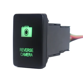 12V Aux-Batteri - /LED Lys Bar/Reverse kamera-Knappen for at Skifte Grønt Lys til Toyota Hilux Prado Highlander Landcruiser RAV4